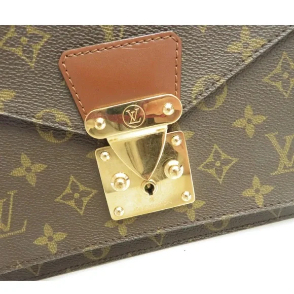 LOUIS VUITTON Monogram Monceau Shoulder/Crossbody 2 Way Bag - Picture 8 of 12